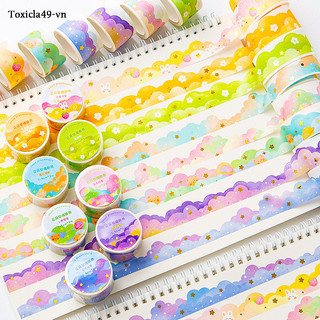 Cuộn băng dính washi họa tiết hoạt hình dễ thương wj100