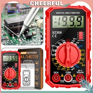 Đồng hồ vạn năng kỹ thuật số ac / dc vôn kế ampe kế 1999 đếm đồng hồ đo điện trở lcd