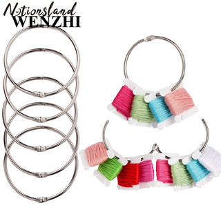 2-10 Vòng Quấn Chỉ Thêu Bằng Thép Không Gỉ DIY