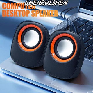 Chenruisen bộ mini loa vi tính 2.0 loa cho điện thoại máy tính laptop gm2460er0