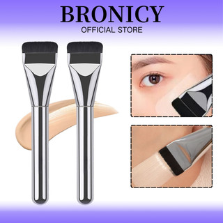 BRONICY 1 Cọ Trang Điểm Tán Kem Nền Che Khuyết Điểm Đầu Phẳng Chuyên Nghiệp Siêu Mỏng Cọ Tán Nền