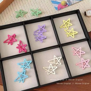 9 Chiếc Đầy Màu Sắc Dopamine Kẹp Tóc Cho Bé Gái Thời Trang Hàn Quốc Y2K Phong Cách Dễ Thương Nổ Bên Kẹp Tóc Mũ