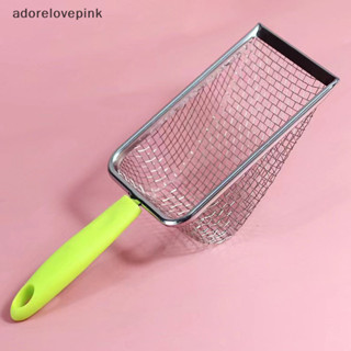 Akvn Dụng Cụ Vệ Sinh Thú Cưng Bằng Thép Không Gỉ Feces Xẻng Lưới Mèo Xẻng Xẻng Xẻng Cát Lưới Màn Hình Phân Thìa Giữa