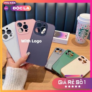 [Có IP 15] Ốp Điện Thoại Cứng Có Bảo Vệ Camera Màu Siêu Đẹp Cho IPhone XSMAX/11/12/13/14/15 PLus, Pro, Promax