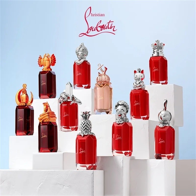 2025 Phiên bản giới hạn CL Ding Lucky Meow Rose Phiên bản giới hạn Red Lips Kiss Classic Crown of Gl