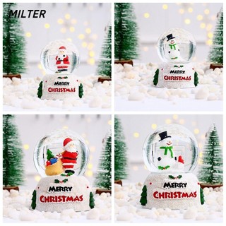 Quả cầu tuyết phát sáng hình ông già noel/người tuyết trang trí giáng sinh năm mới 2021 DIY