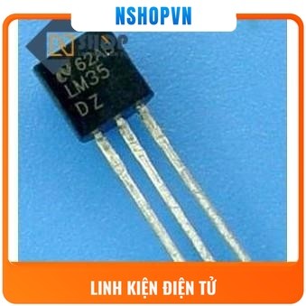 IC cảm biến nhiệt độ LM35 loại tốt, giá trị chính xác