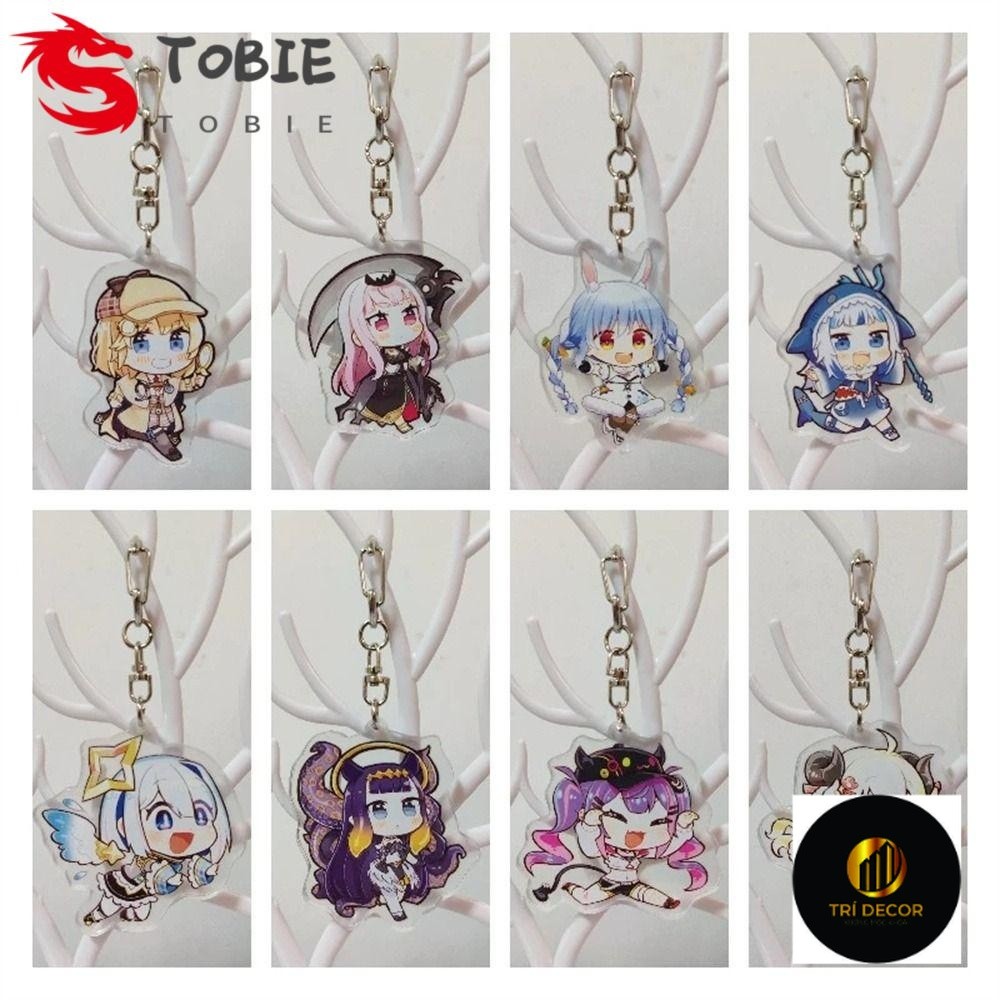 Móc Chìa Khóa Hình Nhân Vật Hoạt Hình Ookami Mio Murasaki Shion Watson Amelia Gawr Gura Hololive