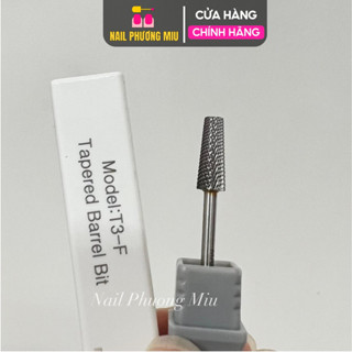 Đầu Mài Titan 3in1 Hình Thang Chuẩn Mỹ Làm Nail Chuyên Nghiệp, Mài Mịn Móng, Phá Gel Bột, Mài Khoé