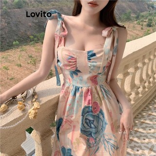 Set quần short Lovito dệt kim màu trơn phong cách thường ngày dành cho nữ LNL63025