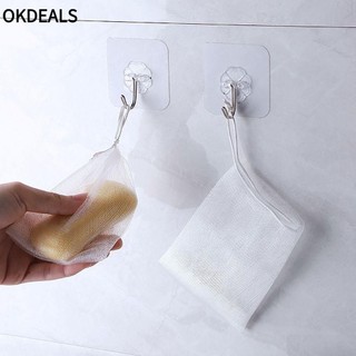OKDEALS Lưới tạo bọt đôi, Dụng cụ rửa mặt Dễ dàng treo bong bóng dây rút, Lưới xốp bong bóng phong phú tiện lợi tại nhà Phụ nữ
