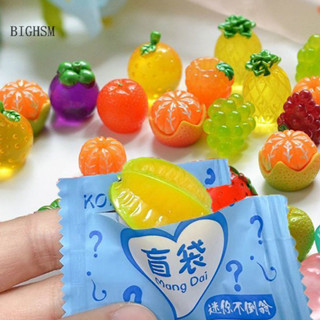 Bighsm 10 Chiếc Mô Phỏng Hoạt Hình Trái Cây Mù Túi Đồ Chơi Thu Nhỏ Mini Trái Cây Động Vật Mô Hình Trẻ Em Nhà Chơi Đồ Trang Trí Martijn