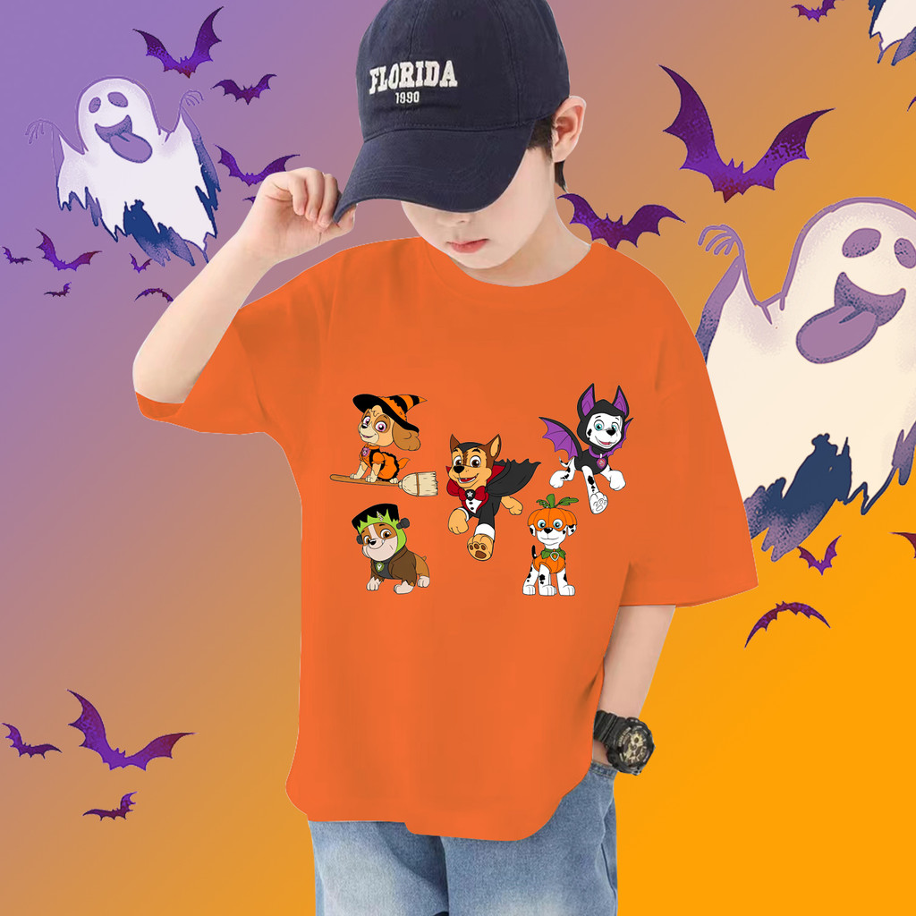 Áo thun trẻ em Halloween PAW Patrol dễ thương
