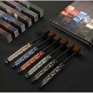 SET 6 Bàn Chải KÈM HỘP Bàn chải đánh răng màu pha lê Nội Dung 3
