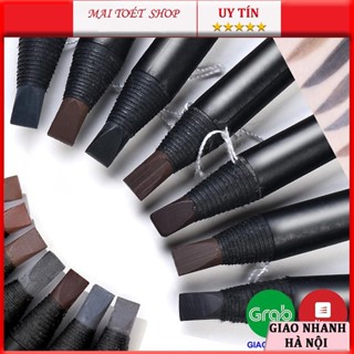 Haozhuang Chì xé kẻ mày cứng phẩy sợi chống nước Eyebrow Pencil sắc nét chuyên dùng cho Makeup trang điểm
