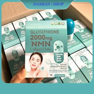 Viên Uống Trắng Da GLUTATHIONE NMN 2000mg Trắng Da Toàn Thân (Mẫu mới)