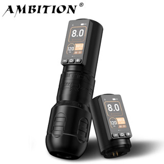 Ambition Soldier 270 Máy xăm không dây 4.0-4.5mm Stroke Bút động cơ không chổi than chuyên nghiệp 2400mAh Pin Grip 34-42mm