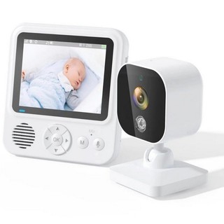 World mart - Camera Báo Khóc Baby Monitor VOX Night Vision II New Màn Hình IPS 2.8 inch , Đàm Thoại 2 Chiều