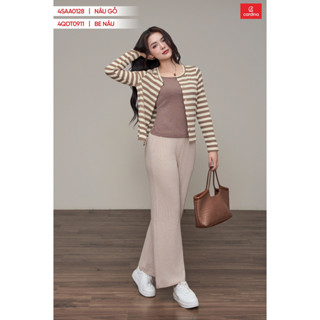 Quần nỉ nữ ống suông CARDINA với chất nỉ lông cừu mềm mại trẻ trung năng động 4QDT09