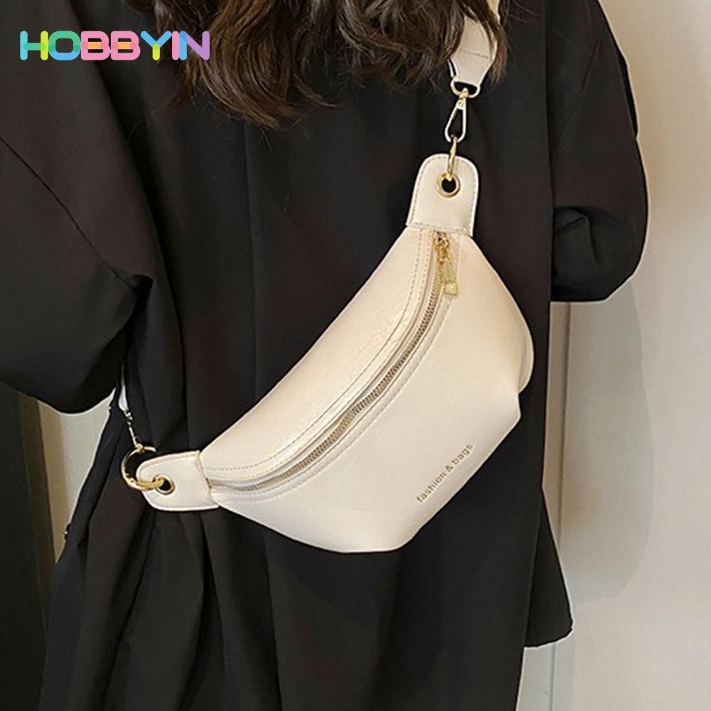 Túi thắt lưng, Túi đeo ngực xiên phong cách Nhật Bản chống thấm nước, Túi đeo vai thể thao chạy bộ màu trơn PU thời trang Phiên bản Unisex