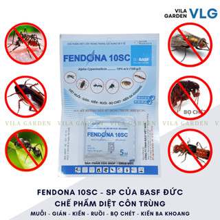 Thuốc trừ kiến, muỗi, gián, bọ chét, côn trùng Fendona 10SC (gói 5ml) - VLG