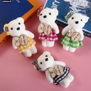 Ahmed 10 Cái / túi Gấu Sang Trọng Đồ Chơi Bọt, Gấu Bọt Sang Trọng Búp Bê Gấu Mini Bó Hoa, Lông Tơ Nhồi Bông Sang Trọng Đồ Chơi Sang Trọng Động Vật Hoạt Hình 10cm Hoạt Hình Bó Hoa Búp Bê Bạn Gái