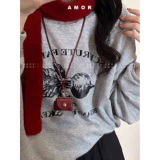 Túi đổi da cổ điển năm mới, vòng cổ treo cổ, dây chuyền áo len nữ, bảo quản đeo chéo