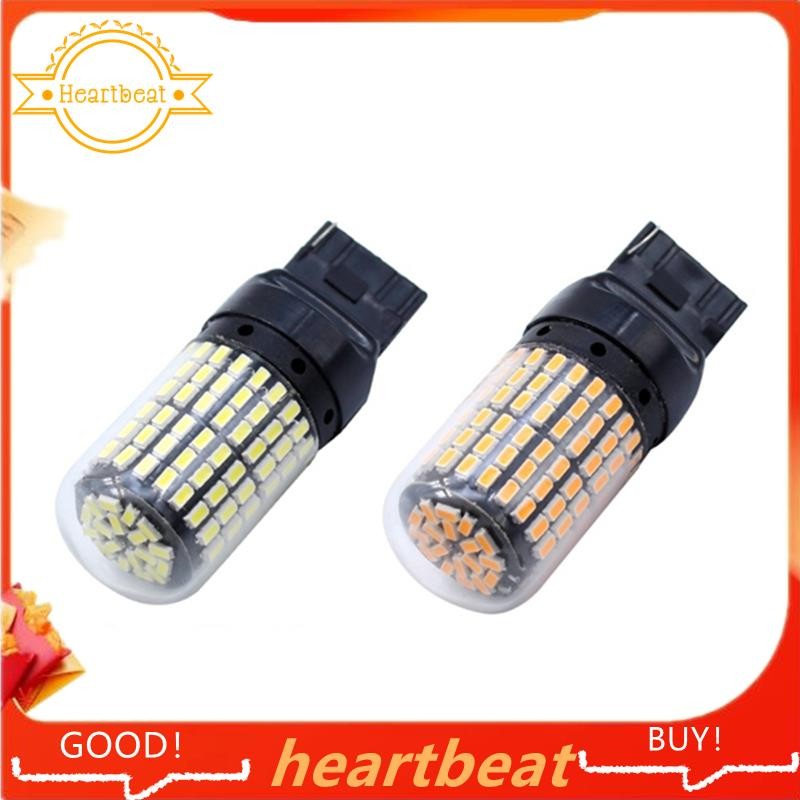 2 Chiếc Siêu Sáng Canbus T20 7440 W21W Wy21W 144-Smd Đèn Ngược Bật Tín Hiệu Lỗi Miễn Phí Không Hyper