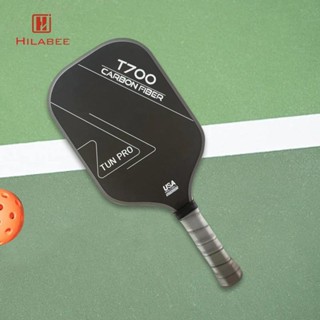 Hilabee Sợi Carbon  t700 Pickleball Vợt Chuyên Nghiệp Di Động Nhẹ Cho Người Lớn Tay Cầm Chống Trơn Trượt Để Chơi