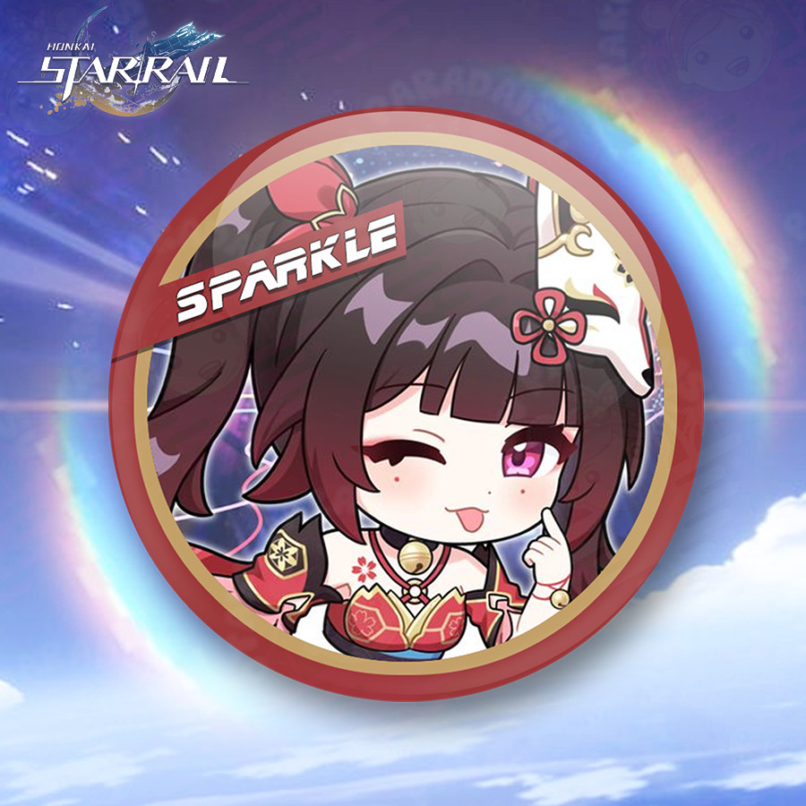Honkai Star Rail Batch 2 Ghim Anime Chibi Blade Qingque Gepard Huohuo, Kích Thước Đến 58mm