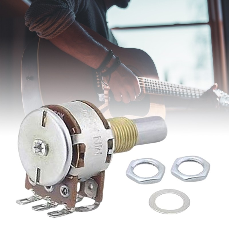 TO Double Pots Stacked Concentric Guitar Potentiometer Âm lượng âm thanh Nồi côn