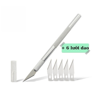  Dao Cắt Washi Tape Tỉa Sticker Dụng Cụ Dán Bullet Journal Tiện Lợi Kèm 6 Lưỡi Dao  Thông tin sản phẩm: - Loại s 