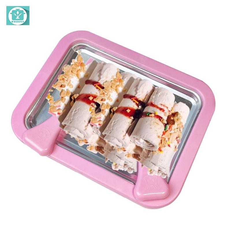 Máy làm kem gia dụng Woedpez Máy làm kem Mini mùa hè Máy làm kem trẻ em