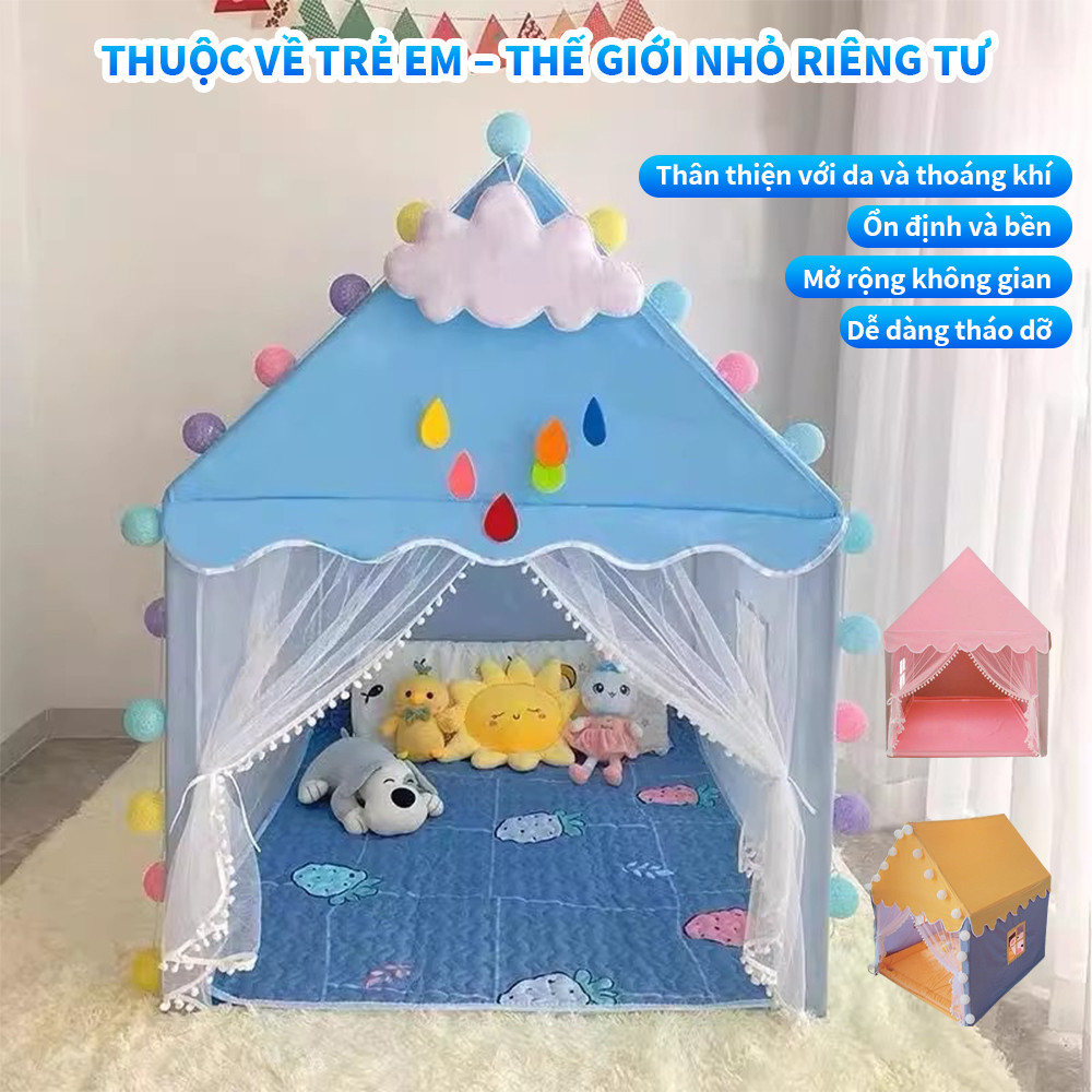 Tent for Kids Girl Play House Castle Play Tent Foldable Oxford Playhouse Playtent Game House