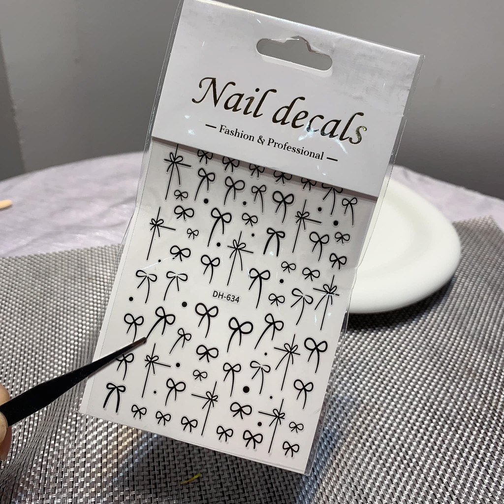 Sticker nơ mẫu mới - HOT HOT 2024 // Mega Nails