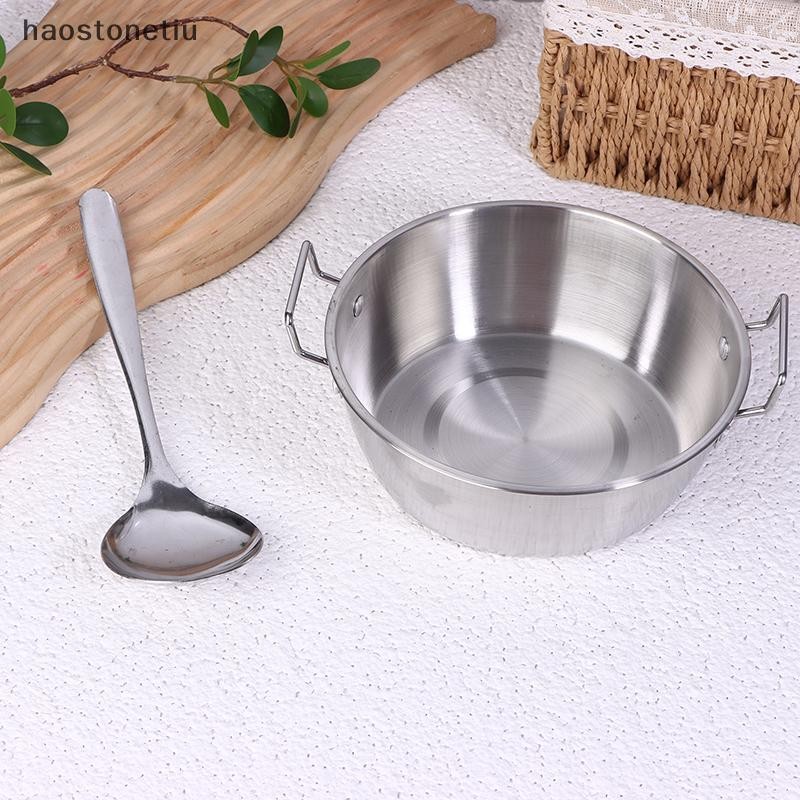 NS Inox Hải Sản Nồi Cơm Gia Đình Nấu Ăn Paella Pan Dã Ngoại Đĩa Ăn Nhẹ Nồi Nồi Khô Nồi Có Tay Cầm Ch