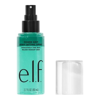 e.l.f. Dewy Power Grip定妆喷雾 | 超细雾感，透明质酸保湿，纯素配方，持妆一整天