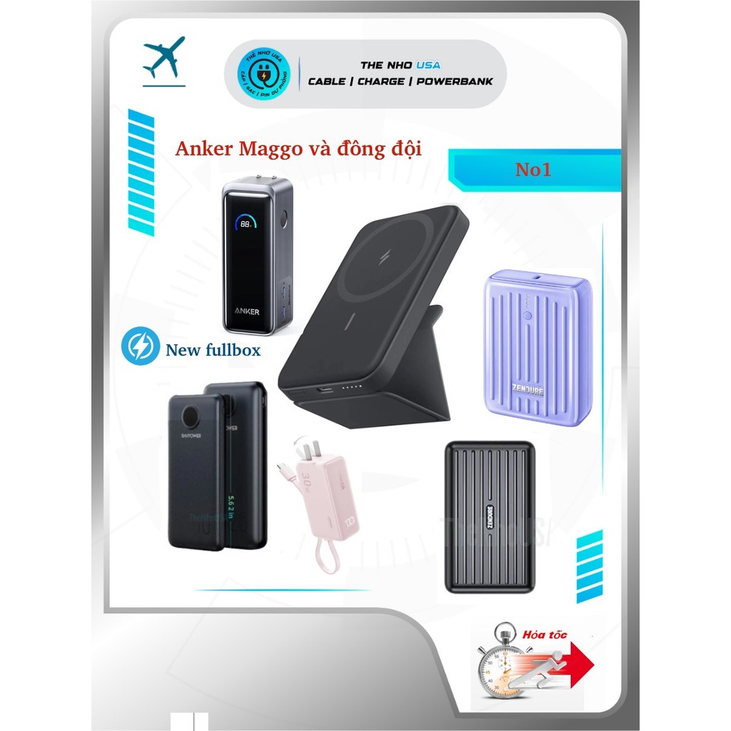 SDP Anker Prime A1339 và các model khác 2C 2in1 PD PPS QC