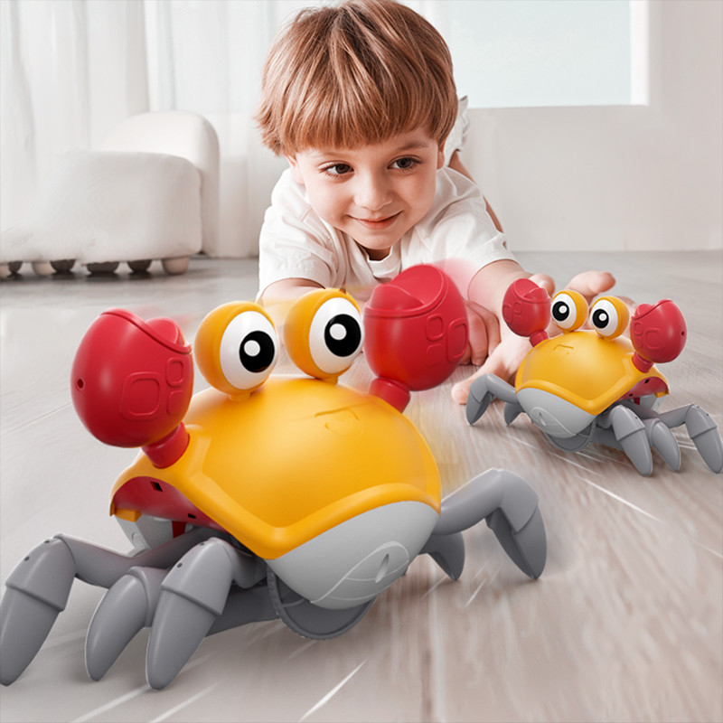 Đồ Chơi Cua Điện Sạc Dạ Quang Âm Nhạc Bò Cua Đồ Chơi Đồ Chơi Âm Nhạc Trẻ Em