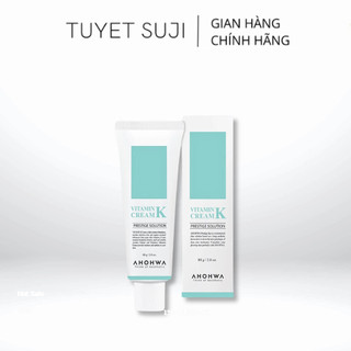  AHOHAW Vitamin K Cream: Kem giảm mỏng đỏ giãn mao mạch & phục hồi da.sample 3g tuýp 12g 