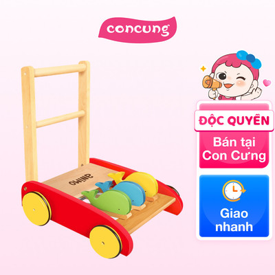 Xe tập đi gỗ cho bé Animo
