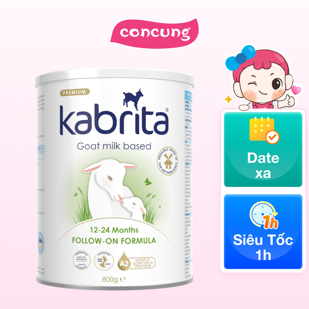 Sữa dê Kabrita Số 2 800g (1-2 tuổi)