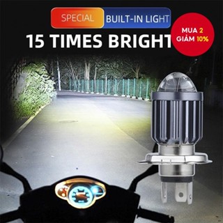 Bóng đèn pha xe máy HCC _ Howdi - Đèn LED siêu sáng H4 / H6 CSP 12V