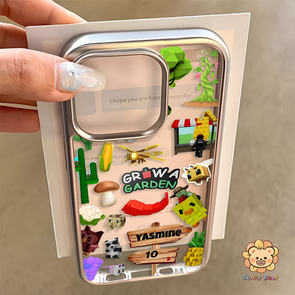 Ốp iPhone 16 Pro Max Grow a Garden Roblox Game 15 14 XR 13 12 11 Pro Max 8 7 Plus X Xs Max Se 2020 1