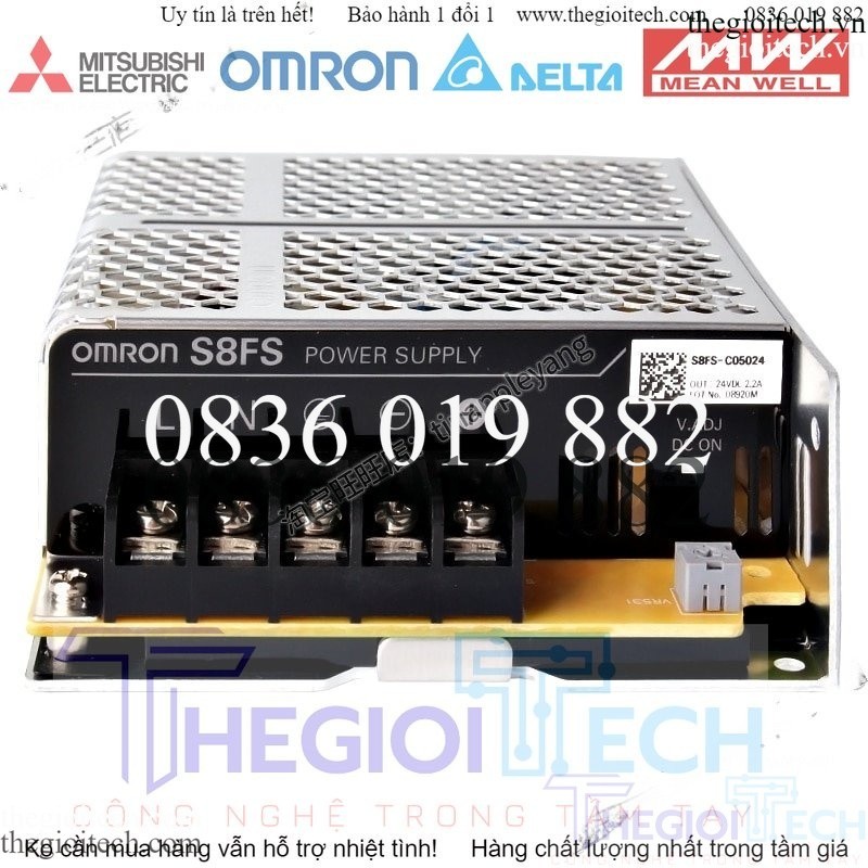 Bộ nguồn OMRON S8FS-C03524 c05024 c10024 c15024 20024 c35024 c02524 c07524j - C05024J DC24V2.2A50W