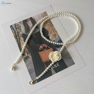   Jcaaap  Dây thắt lưng ngọc trai mới dành cho nữ Hoa trang trí Thời trang Dây thắt lưng mỏng Dây chuyền váy nữ Gió ngọt ngào thông thường  ISO  