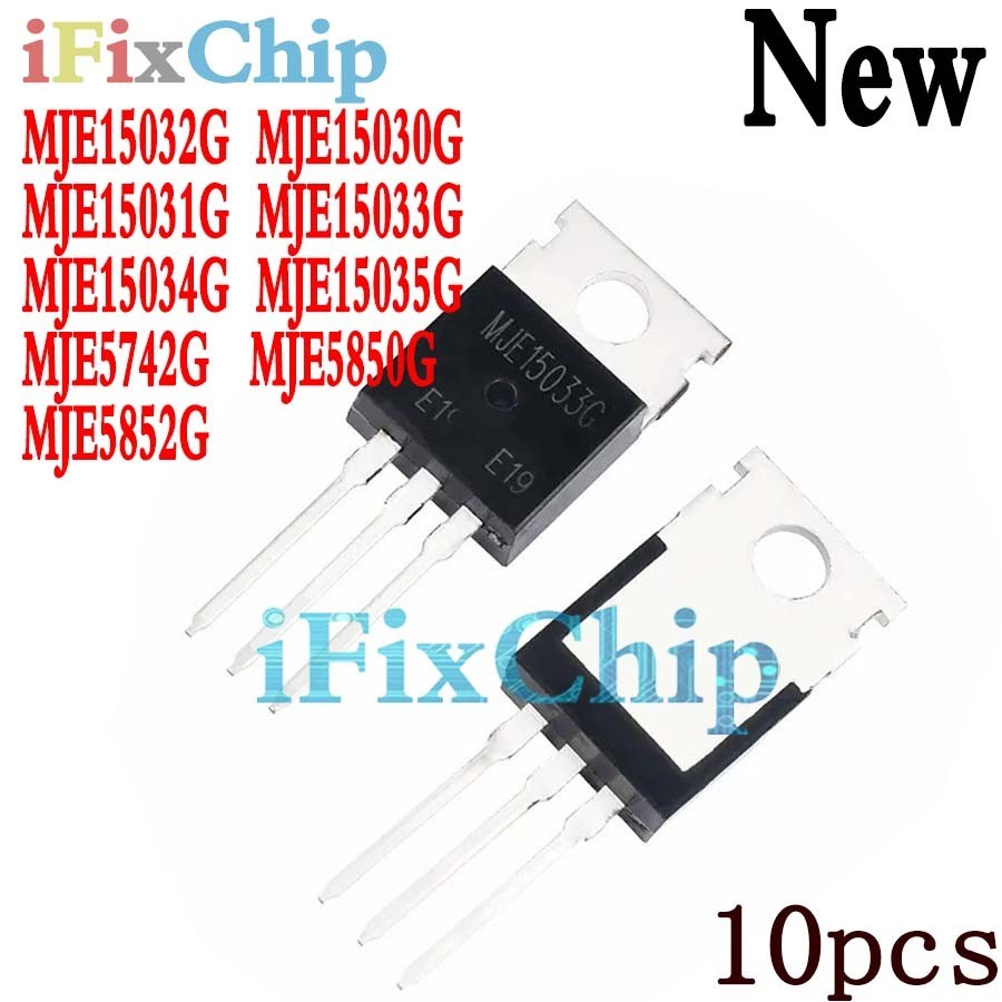 Bộ 10 Linh Kiện Điện Tử Mj15032 MJE15032G TO-220 MJE15030G MJE15030 MJE15031G Mj15031 MJE15033G Mje1