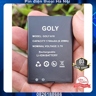 Pin hãng goly a16, dung lượng chuẩn 1700 mah