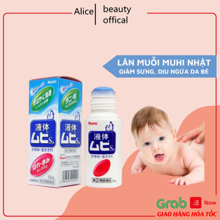 Lăn bôi muỗi đốt và côn trùng cắn muhi nhật bản 50ml giảm ngứa muỗi