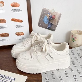 Giày thể thao Sneaker nữ Smaba 5cm Hàng Fullbox Chất Da Cao Cấp Sneaker Shoes MAXWHY C2